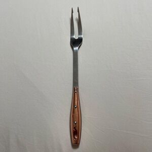 Brandani Serving Fork with Copper Colored Handle‎ 13"